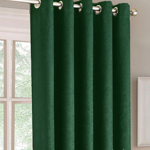 Iona Green Single Panel Door Curtain