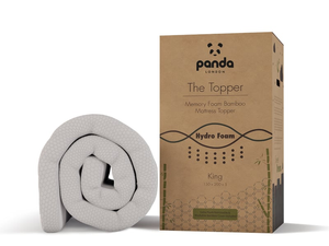 Panda Memory Foam Bamboo 6' Super King Topper