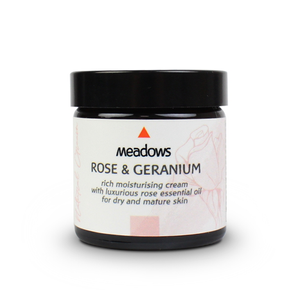 Rose & Geranium Natural Cream (Meadows Aroma) 60ml