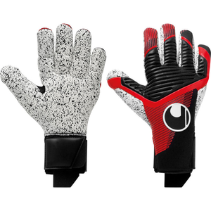 Uhlsport Powerline Supergrip+ Finger Surround - Black/Red/Wht - 9.5