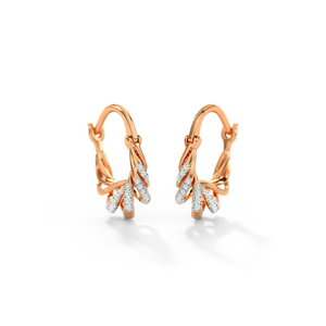 Ana Belen Diamond Hoop Earrings