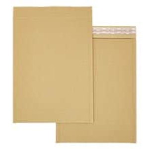 Kraft Padded Corrugated Paper Mailer - 7-1/4 X 11 - Quantity: 100 - Padded Mailers by Paper Mart