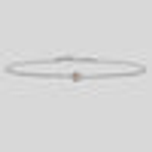 EVELYN. Black Mother of Pearl Silver Choker - Silver