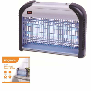 Kingavon 2 x 6W Electrical Insect Killer with UV Tubes and Hanging Chain