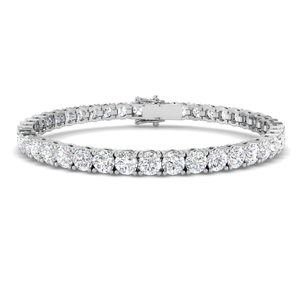 12ct Lab Diamond Tennis Bracelet D/VVS Quality Set in 925 Silver