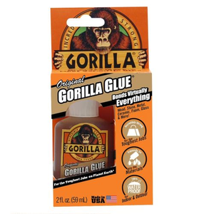 Gorilla Glue Original 60ml — 100% Waterproof Expanding Polyurethane Adhesive