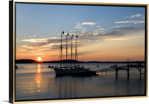 Sunrise in Frenchman Bay Acadia National Park Maine