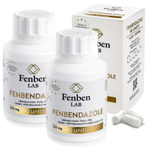 Fenbendazole Capsules 222mg - 180 Capsules