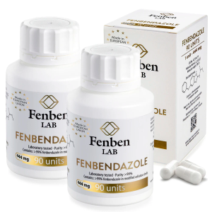 Fenbendazole Capsules 444mg - 180 Capsules