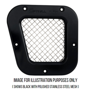 Optimill Defender LH Side Vent - Black with Black Mesh