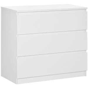 HOMCOM Chest of Three Drawers - White