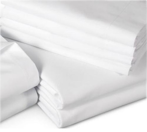 Single Hotel Cotton Rich Flat Sheets - Single Piece