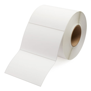 1 Roll 100mm X 75mm Perforated Direct Thermal Labels White - 500 Labels per Roll