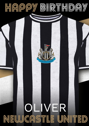 Newcastle United Birthday Card