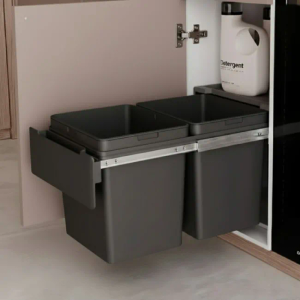 Soft Close Under Sink Bin for 450mm Unit