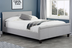 Stratus Grey Fabric Bed