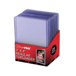 Ultra Pro - 3 x 4 Inch Toploaders Clear 25 Pack - 35pt