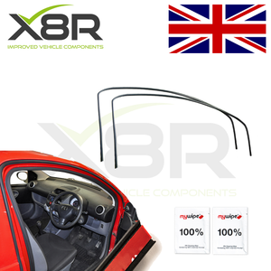 2 x Door Seals for Front/Rear Upgraded Seals Kit for Toyota AYGO, Peugeot 107 & Citroen C1 
