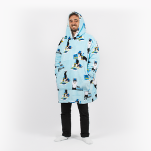 Dog Zero F*cks Given Oversized Blanket Hoodie