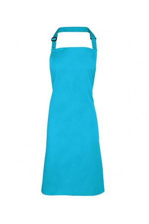 Simon Jersey Bib Apron Adjustable Neckline, Turquoise