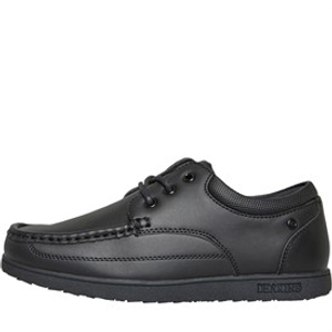 Deakins Junior Boys Nero II School Shoes Black