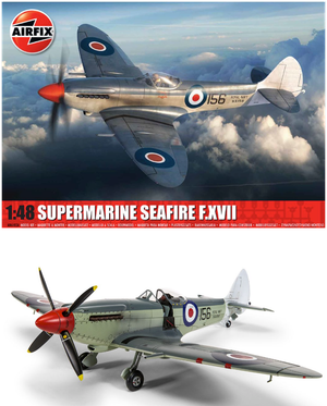 Airfix A06102A Supermarine Seafire F.XVII Royal Navy 1:48 Aircraft Model Kit