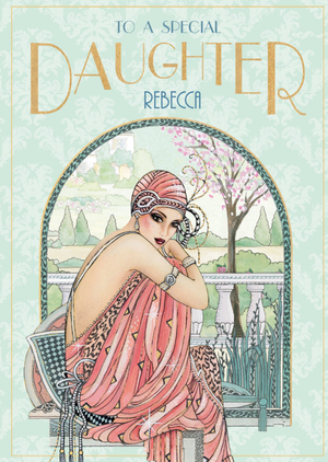 Art Deco To A Special Daughter Card