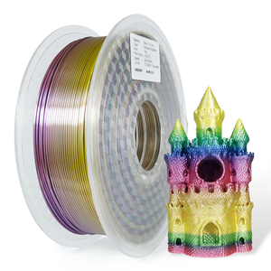 1 x Silk PLA 3D Filament 1.75mm Rainbow Kingfisher - 1KG