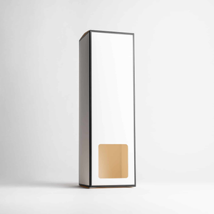 Diffuser Glass Box With Window, White With Black Rim - Box of 6