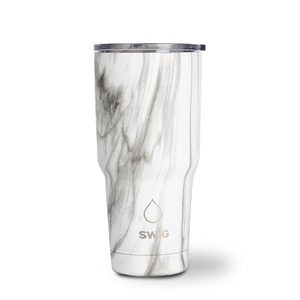 SWIG Tumbler White Marble 590mL