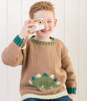 Child's Dinosaur Jumper in Emu Classic DK (1009)