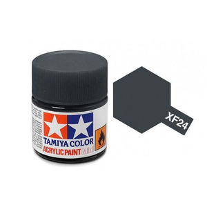 Tamiya Mini XF-24 Flat Dark Grey Acrylic Paint 10ml Bottle