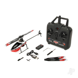 Twister Ninja 250 Radio Control RC Helicopter with Co-Pilot Assist, 6-Axis Stabilisation and Altitude Hold (Red)