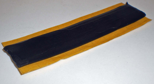 Black tac tape 10CM Strip