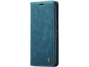 CaseMe Slim Synthetic Leather Wallet Case with Stand for Google Pixel 7a - Teal