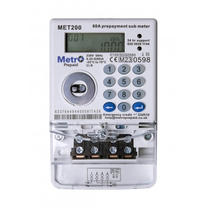 MET200 60a Single Phase Meter