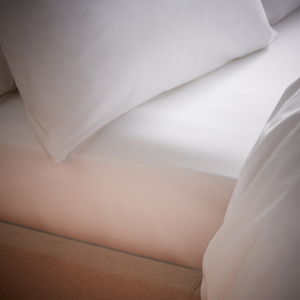 Bianca White 200TC TENCEL™ Lyocell Deep (30cm) Fitted Sheet