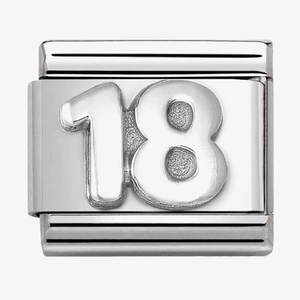 Nomination CLASSIC Composable Oxidised Silver 18 Charm 330101/56*
