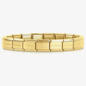 Nomination CLASSIC Stainless Steel Link Gold Base Bracelet 030001/SI/008