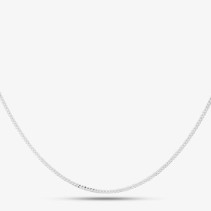 Sterling Silver 16-18 Inch Fine Curb Chain N2326