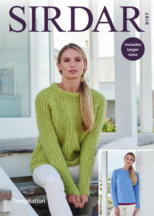 Sweaters in Sirdar Temptation (8197)
