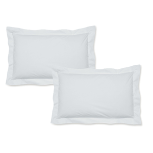 Catherine Lansfield White Easy Iron Percale Oxford Pillowcase Pair