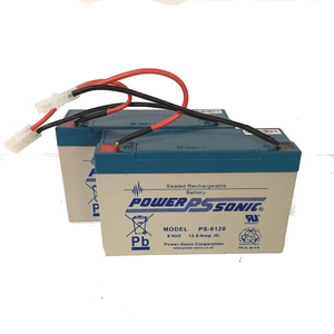 Power Sonic 6 Volt 12 Ah Microcat Bait Boat Batteries x 2