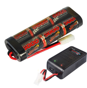 Overlander 5000mah 7.2v Ni-MH Tamiya RC Car Battery and Fast Charger