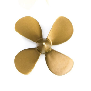 Aeronaut 30mm M4 Nylon Propeller RH Brass Coloured 4 Blade