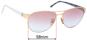 Sunglass Fix Replacement Lenses for Versace MOD 2145 - 58mm Wide