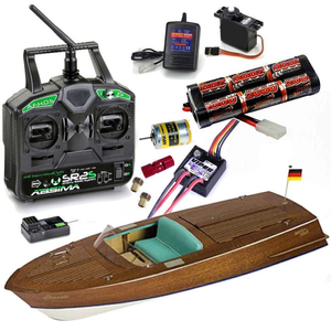 Aeronaut Classic Sports Speed Boat Wooden Boat Kit RC Bundle 2