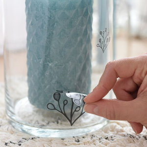 Removable Clear Plastic labels/stickers