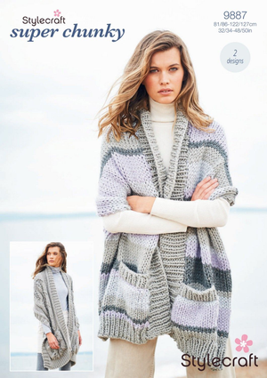 Shawls in Stylecraft Special XL and Special XL Tweed (9887)