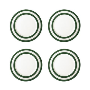 Cornishware - Lunch Plate Set Adder Green 25cm 4pce